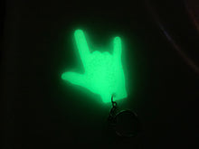 Load image into Gallery viewer, ily green glow in dark with light glitter

